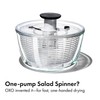 OXO Good Grips Glass Salad Spinner - Large 6.22-Qt Lettuce