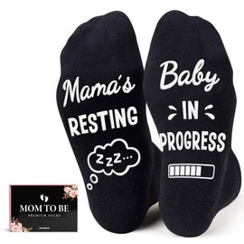 Gifts for Pregnant Women - Beautiful Pregnancy Socks, Perfect Mothers Day Gifts, First Time Mom Gift Ideal for Christmas, Unique New Mom gifts, Warm and Soft, Mama Present for Expecting Moms