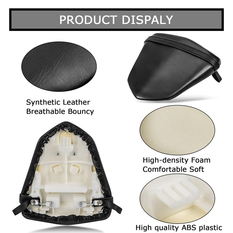 PLSER Rear Passenger Seat Pillion Cushion Seat for YZF R6