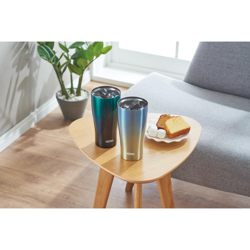 Thermos JDE-602LTD GR-G Vacuum Insulated Tumbler, 20.3 fl oz (600