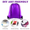 FEPITO 2/12/15 Pack Drawstring Backpack Bags Sack Cinch Bag String