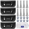 4Pcs 2-Way Pop-up Gazebo Replacement Connector Canopy Tent Replacement Parts