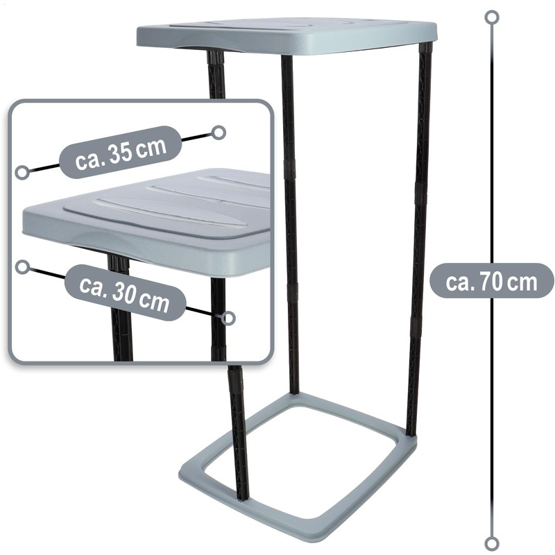 com-four® Bin Bag Stand with Lid - Ideal for Home,