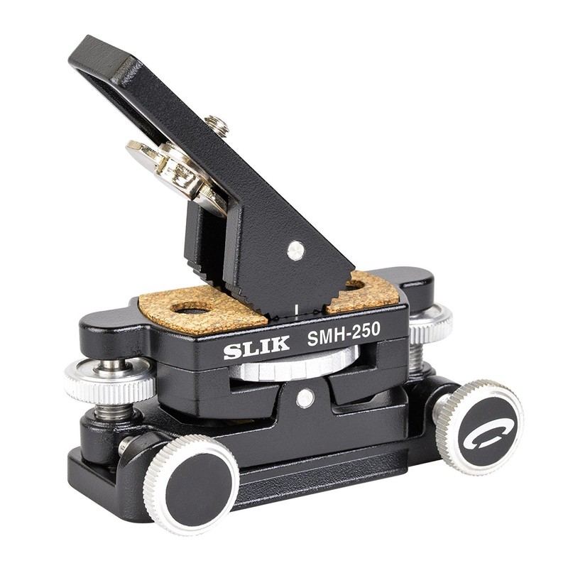 SLIK Micromotion Head SMH-250 Bi-Axis Aluminum Diecast Compatible Arca-Swiss Standard