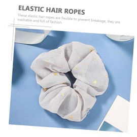 OATIPHO 4Pcs Elegant Star Pattern Hair Rope Lightweight Ponytail Ties for Women Versatile Hair Accessories for Daily Wear Parties Ceremonies for Any Outfit