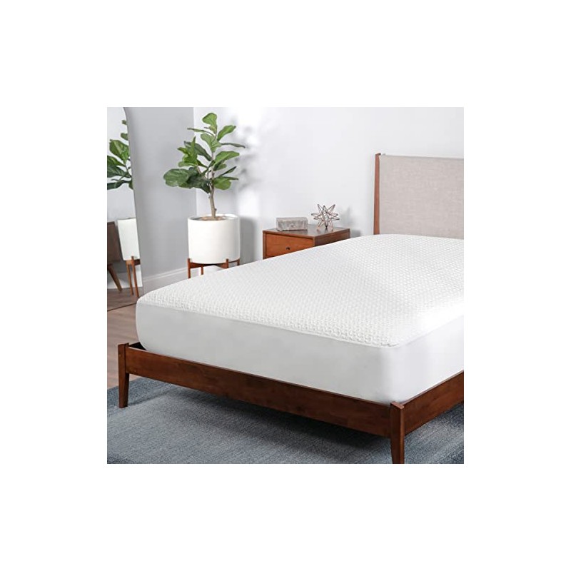 Bedgear Queen Dri-Tec Protector de colchón Impermeable, Transpirable, Lavable, Compatible