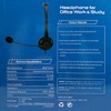 MaximalPower Computer Headset Single Sided with Microphone Soft One Ear