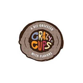 Crazy Cups Flavored Coffee Pods, Eggnog Coffee, Holiday Blend Coffee, Single Serve Coffee for Keurig K Cups Machines, Hot or Iced Coffee, Medium Roast Coffee in Recyclable Pods, 22 Count