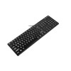 MCSaite Wired PS2 104 Keys Computer Keyboard - Big Print