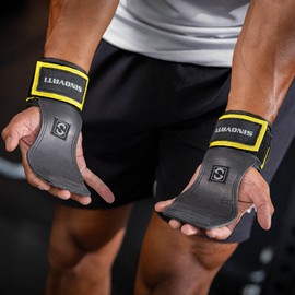 Lifting Straps Strength Training Lifting Straps Fitness Lifting Straps Crossfit Grips for Strength Sports Bodybuilding and Crossfit Grip Pads Fitness with 7 mm Wrist Padding, Ideal for Heavy Weights,