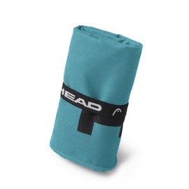 Head Active Microfibre Towel with Elastic Band, Lightweight Fitness Towel, Quick Drying, Multipurpose Towel - Absorbent and Space Saving Towels for Travel 60 x 110 cm, Octane