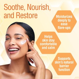 Wild Naturals Manuka Honey Moisturizer for Dry, Sensitive Skin – Eczema Relief Face Cream – Soothing Cream for Redness & Irritation – Face, Hand & Body Moisturizer for Women & Men