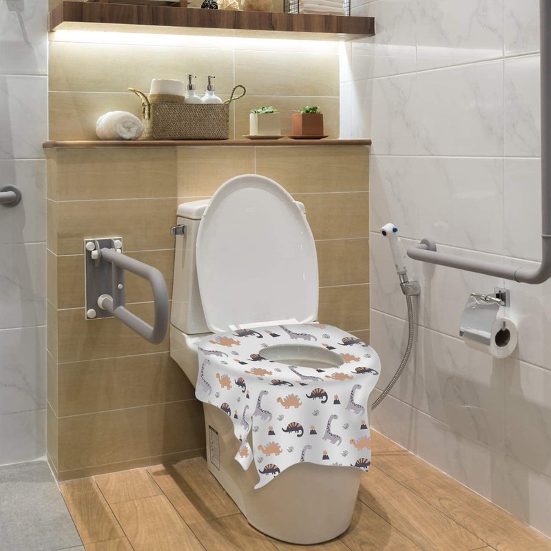 TAOPE Toilet Seat Covers Disposable Extra Large for Toddlers Potty