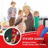 Spider Birthday Party Games Decorations, Pin The Sticker on The