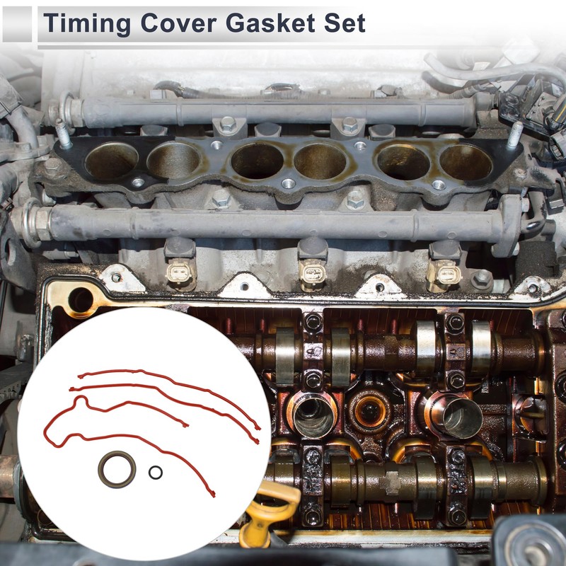 X AUTOHAUX Timing Cover Gasket Set TCS460101 for Ford GT
