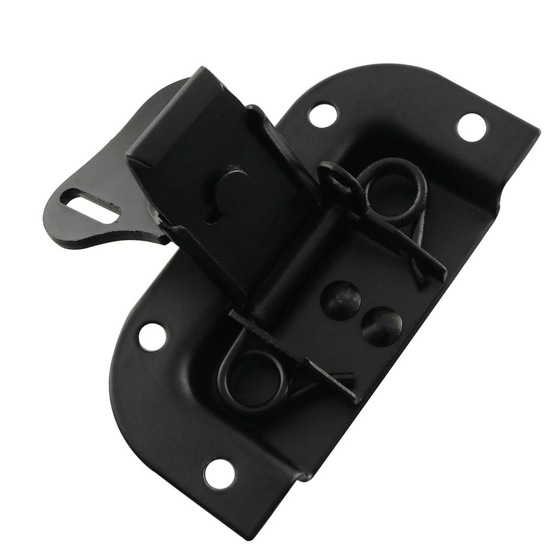 JCBIZ 2pcs Black 82x77mm Recessed Butterfly Twist Catch 3.2x3 Inch