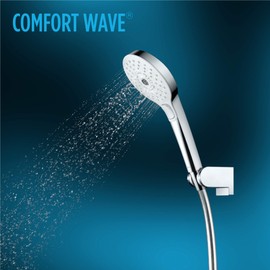 TOTO TBW02016U4#PN G Series Cylindrical Single Spray 1.75 Gpm Handshower with Comfort Wave Technology, Polished Nickel Showerheads