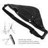 PU Leather Scissors Waist Bag 2 Layers Portable Scissors Holder