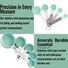 zeyedemo 11PCS Measuring Cups and Spoons Set Durable Stackable Measuring