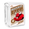 Tarp 10x15 ft Heavy Duty 12mil 100% Waterproof High Durability