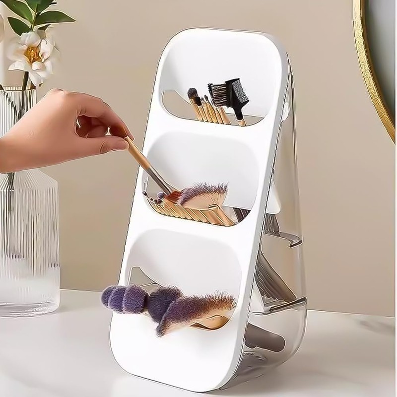 Hosoncovy Countertop Cutlery Drying Holder 3 Tier Cutlery Drainer Tableware