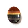 SEVEN CHAKRA Crystal Thumb Palm Worry Stone Oval Anxiety Relief