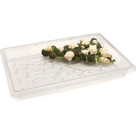 Carlisle FoodService Products Storplus Food Storage Container with Stackable Design for Catering, Buffets, Restaurants, Polycarbonate (Pc), 5 Gallons, Clear