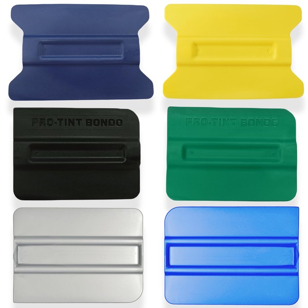 Vinyl Wrap Tools Hard Card Squeegee for Vinyl,GWEITOOL 6 in