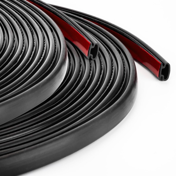 BlueStars 2 Packs 40FT Weather Stripping Soundproof Door Seal Strip