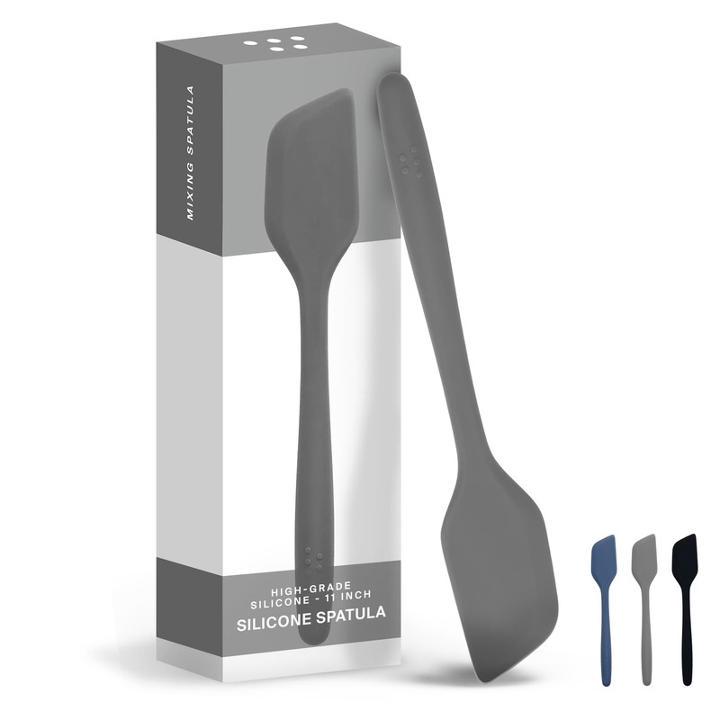Misen Nonstick-Safe Silicone Spatula - Dishwasher Safe, Heat Resistant -