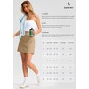 SANTINY 16" Golf Skorts Skirts for Women with 4 Pockets