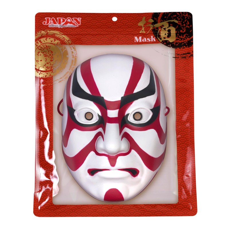[Clear Stone] Japanese-Style Mask, Sukuma Musakuma, Unisex, White