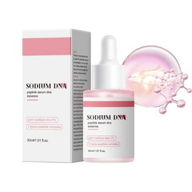 Salmon DNA PDRN Serum with Niacinamide - Korean Skin Treatment, Lightweight Pink Peptide Essence for Even Tone & Hydration,Moisturizer serum for face Glass Skin(1.01 fl oz)