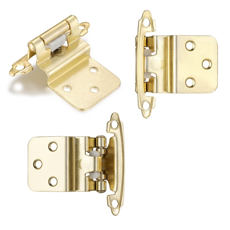 Vallecloud 10 Pack (5 Pair) 3/8" Inset Gold (Brass) Nickel