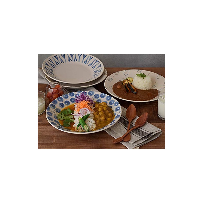 ks-025-02 Tableware East Deep Plate, 9.4 inches (24 cm), Fruit