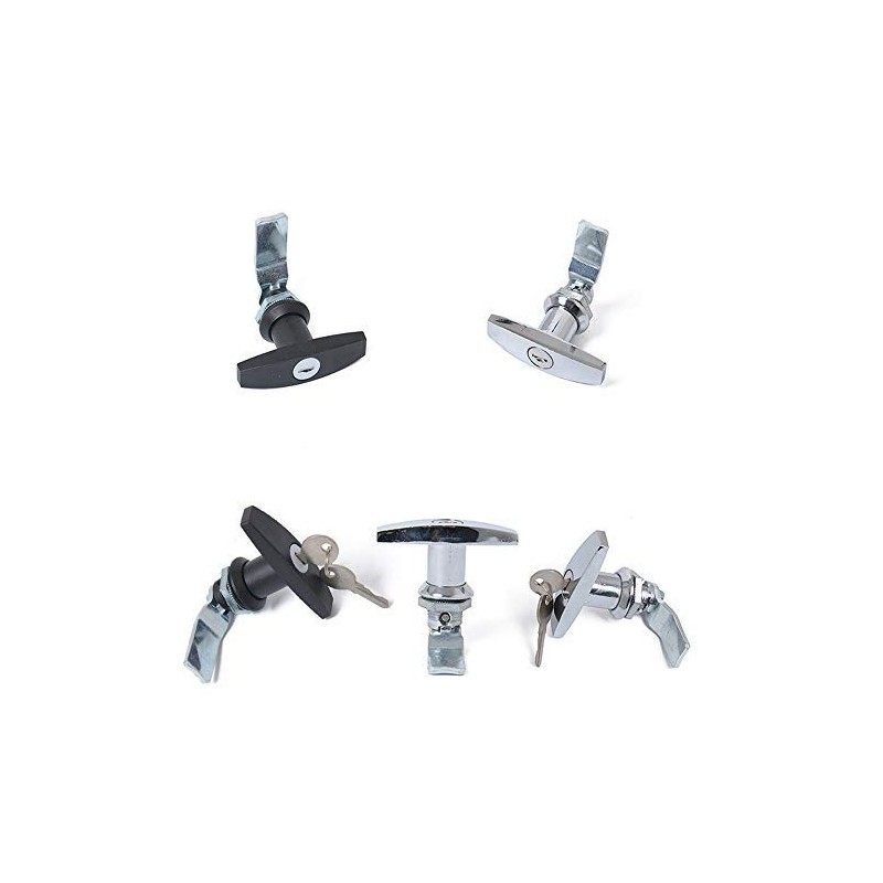 MASO 2x T-Handle Door Lock Latch Truck Cap Camper TrailerCabinet