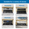 MAVOTER Over The Stove Top Shelf for Kitchen Bamboo Spice