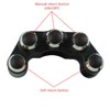 RAYANA Universal Aluminum 5 Button 7/8" 22mm Handlebar Motorcycle Switches