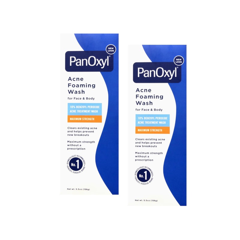 PANOXYL ACNE FOAMING WASH 5.5 oz (Pack of 2)