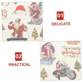 Minkissy 4sets Kids Temporary Christmas Sticker Set Decals Waterproof 100 Unique Designs 6sheets*4