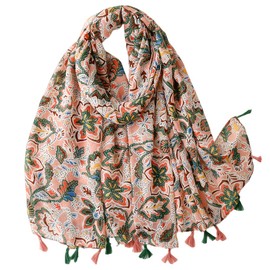 FAIRYGATE Scarves for Women Sale Large Size Fashionable Multifunction Shawl Wrap Ladies Scarfs Tassel Scarf 17230