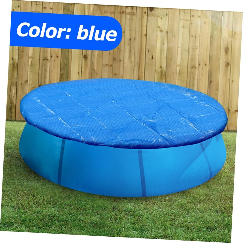 MERRYHAPY 10-foot Diameter Round Pool Cover Weatherproof Ideal for Inflatable