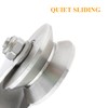 3in 304 Stainless Steel Sliding Gate Wheels V Groove Track