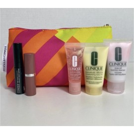 Clinique Donald X Clinique 6pc Skincare Makeup Travel Gift Set Bare Pop Moisture Surge