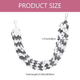 POPETPOP 2pcs Sugar Glider Climbing Rope Hammock Accessories Ferret Accessories Cage for Guinea Pigs Sugar Glider Swing Toy Bird Climbing Household Interesting Rat Toy Woven Rat Toy Toy