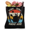 Pickleball Cat Dink Madafakas Crazy Cat Funny Pickleball Tote Bag
