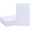 Vertical Ruled Index Cards 3x5 with Check Boxes,Double Sided Ruled