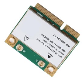 Fockety Tarjeta de Red Inalámbrica PCIE 574Mbps 2,4G 2400Mbps 5G 2400Mbps 6G Tarjeta WiFi con Tecnología MU MIMO para Portátiles y Hosts Pequeños