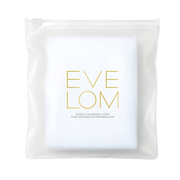 EVE LOM Muslin Cloths | 100% cotton muslin cloth best used with facial cleanser. Gently exfoliates to remove dead skin cells and help to improve blood circulation - 3 Count