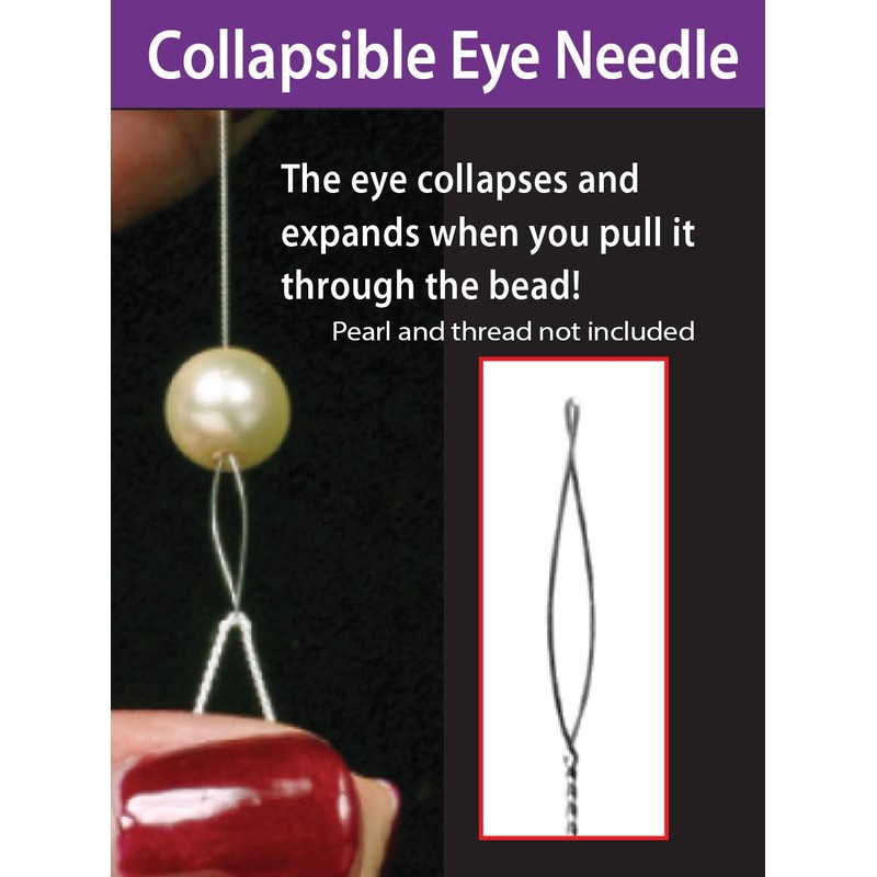 Bead Buddy Venus Collapsible Eye Needle-2 Pack of Heavy Beading